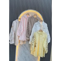 Lunara Blouse - Kemeja Lengan Bordir Lunara Blouse - Kemeja Lengan Bordir
